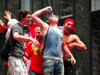 Illustration for article titled Asshole Kids Try Their Best To Ruin Blackhawks Victory Parade